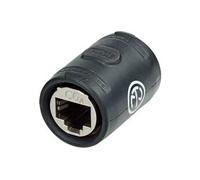 etherCON - Coupleur réseau - RJ-45 (F) pour RJ-45 (F) - CAT 6a - noir