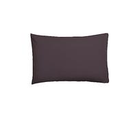 ETHERE MAISON Taie d'oreiller Rouge Vin 45 x 110 cm Coton 200 Fils.