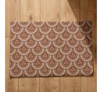 Ethereval Tapis De Porte Antidérapant Paillasson Extérieur Original Mandalas Tapis De Bain Anti Humidité Tapis Salle De Bain Et WC 50x80cm