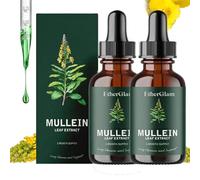 Etherglam - Extrait de molène, extrait de molène Etherglam, extrait de feuille de molène Ether Glam, gouttes de molène pour les poumons, extrait liquide de feuille de molène super concentré (2Pcs)