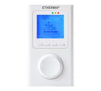 etherma Etherma Thermostat d'ambiance sans fil avec horloge, affichage LCD ET-14A Quantité:1