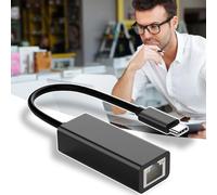 Ethernet Adapter - Type C to Ethernet Adapter | Etherneț Converter, USB Type C EthernetAdapter Gigabit Network Converter for Business Travel, Education, Entertainment