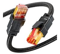 Ethernet Cable 15 Metres, Cat 8 Network Cable 40Gbps 2000Mhz High Speed, RJ45 Gigabit Lan, Nylon Braided Internet Patch Cable for Router, Modem, PC, PS4/5, Games, Faster than Cat 6, Cat 7