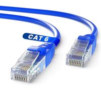 Ethernet Cable 15m,High Speed Cat 6 Network LAN Cable for Fast and Reliable Internet ConnectionEthernet Cable Connector AWG24,RJ45 UTP CCA (15 Metres,Blue)