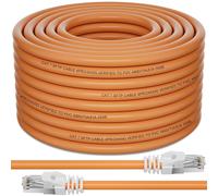 Ethernet Cable 20 m Cat 7, Shielded RJ45 Network Cable 20 Metres S/FTP High Speed Gigabit LAN Cable 10Gbps 600MHz Internet Cable, Outdoor Wifi Cable for Router Modem