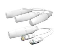 Ethernet Cable Splitter, Network Splitter, LAN Cable Splitter, Ethernet Connection Splitter, Ethernet Signal Extender, Waterproof Ethernet Splitter for Most Poe Switches and Network Cameras