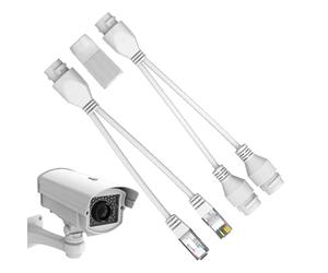 Ethernet Cable Splitter, Sturdy Network Splitter, Waterproof LAN, Stable Poe Extender, Efficient Network Device for Improved Connectivity and Management