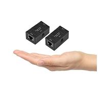 Ethernet Ethernet LED POE Adaptateur pour Le Contrôle D'accès, stabilité élevée, 2pc, Noir (Black)