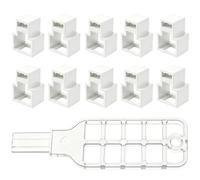 Ethernet Port Lock - RJ45 Plug Protector, Network Security Lock, LAN Port Blocker, Anti Unauthorized Access Device | Home Office, School Classroom, Computer Lab, Conference Room, Router Protection, La