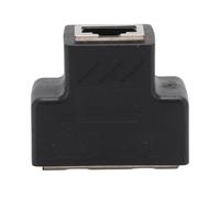 Ethernet Splitter 1 à 2 RJ45 LAN Réseau Internet Splitter Adaptateur pour Home Office Stable Transmission Plaqué Or Connecteurs jusqu'à 100Mbps Vitesse