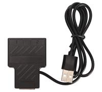 Ethernet Splitter 100Mbps 1 to 2 Shielded Black