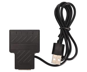 Ethernet Splitter 100Mbps 1 to 2 Shielded Black