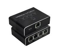 Ethernet Splitter, Network Extension Connector, High-Speed Internet Splitter, Gigabit Ethernet Distributor, Gigabit Ethernet Distribution Port for Simultaneous Internet Access