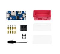 Ethernet/USB HUB Hat B with Box for Raspberry Pi Zero/Zero W/2 W/Zero WH/2 WH,Ethernet USB HUB Hat with Case, 1x RJ45 Ethernet Port,3X USB Ports Compatible with USB2.0/1.1
