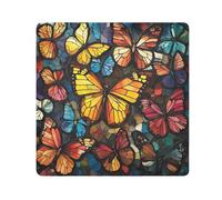 EtherSpher Beauté Hibou Cirque Style Papillon Maquillage Sac de Voyage Appareil Photo Objectif Tissu Portable Organisateur Wrap Wrap 21.7 X 21.7 Wrapper Maquillage pour Femme, Beauté chouette style