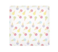 EtherSpher Cartoon Cute Color Ice Cream Makeup Case Camera Lens Cloth Protective Cosmetic Organizer Wrap 21.7 X 21.7 Wrapper For Organization, Crème glacée de couleur mignonne de dessin animé,
