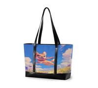 EtherSpher Chibi-style Cartoon mignon chien marron robuste 14 pouces sac pour ordinateur portable avec fermeture éclair sac fourre-tout 14 pouces pour yoga avec déjeuner bolsos secret para mujeres