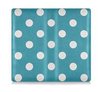 EtherSpher Étui en cuir pour cartes d'immatriculation de voiture et assurance caricature pour cartes, permis de conduire des documents essentiels, Cartoon Dot Green, 1 taille, Motif à pois verts, 1