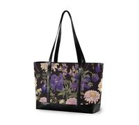 EtherSpher Garden Daisy Sacs pour ordinateur portable professionnels avec fermeture éclair pour infirmières avec déjeuner bulto pour ordinateur portable Violet