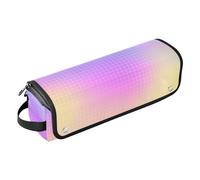 EtherSpher Hot Hair Tools Sac de voyage avec tapis amovible résistant à la chaleur double couche pour fers plats, lisseurs, fers à friser, organiseur portable à rayures laser colorées, Rayures