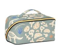 EtherSpher Joli sac de voyage avec compartiments et poignée Motif dinosaure Gris