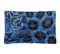 EtherSpher Lits de cage pour chien lavables à texture peau de léopard - Antidérapant - Doux et confortable - Pour chiens de taille moyenne et grande - 91,4 x 61 cm