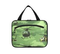 EtherSpher National Vietnam War Veterans Day Army A Helicopter_4 Hanging Grande capacité Voyage Cosmetic with Hook Designer Chic Bags for Men for Essentials for Women Bathroom envase para perfume de