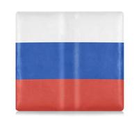 EtherSpher Porte-documents en cuir de qualité supérieure avec drapeau de la Russie - Porte-cartes et permis de conduire, Drapeau Russie, 1 size