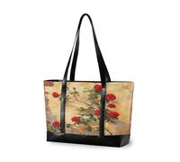 EtherSpher Roses Climbed The Wall Art Sac d'ordinateur portable imperméable pour femme avec fermeture éclair en toile fourre-tout pour collège avec bolsa à couches pour ordinateur portable mujer