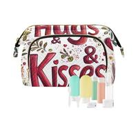 EtherSpher Sac de voyage léger pour la Saint-Valentin, motif feuilles florales, sac de voyage pour femme, Feuilles florales de la Saint-Valentin, 1 size