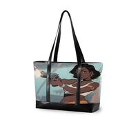 EtherSpher Sac fourre-tout simple pour femme africaine avec fermeture éclair pour ordinateur portable pour vol avec bolsos secret para mujeres