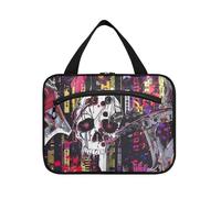 EtherSpher Scythe Of Death Sacs de voyage à suspendre avec crochet, sac de maquillage multifonction design pour voyageur sac à dos organisateur de maquillage para L, faux de la mort, Large