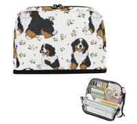 EtherSpher Trousse à crayons blanche de grande capacité avec fermeture éclair pour adolescent, fournitures scolaires, estuches para el colegio