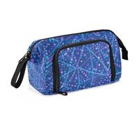 EtherSpher Trousse à crayons bleue de grande capacité avec fente pour adolescents - Fournitures de rentrée scolaire estuche para lapices gris