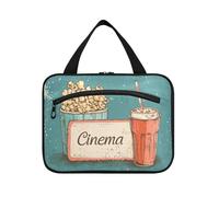 EtherSpher Trousse de toilette à suspendre pour homme avec crochet, trousse de maquillage matelassée unisexe pour voyage, maquillage, vacances, bolsa de maquillaje para mujer L, Jeu de cinéma, Large