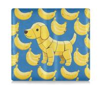 EtherSpher Un joli support de carte d'assurance et de carte d'immatriculation en cuir jaune de dessin animé pour permis de conduire, cartes et documents essentiels