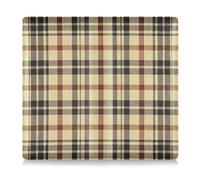 EtherSpher Vintage Buffalo Plaid Carreaux Kaki Premium Cuir Voiture Enregistrement & Assurance Titulaire de la Carte Cas Essentiel pour Toute Voiture, Camion, Moto, Remorque ou Bateau, Vintage,