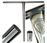 Ethic DTC Tenacity V2 Trottinette stunt en acier HIC/SCS I Trick Roller I Guidon I Barre de direction (Raw 67cm)