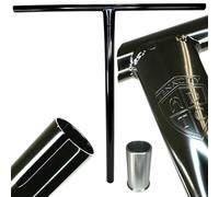 Ethic DTC Tenacity V2 Trottinette stunt en acier HIC/SCS I Trick Roller I Guidon I Barre de direction (Miroir Noir 67cm)