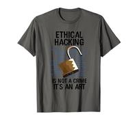 Ethical Hacking is Not A Crime Piratage Éthique Hackers T-Shirt