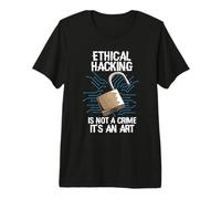 Ethical Hacking is Not A Crime Piratage Éthique Hackers T-Shirt Haut de Gamme