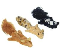 Ethical Pet Spot Skinneeez Forest Creature 3in Assorted Catnip Cat Toy - 4 Pack
