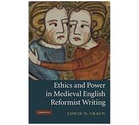 Ethics and Power in Medieval English Reformist Writing - Craun Edwin D. Washington and Lee University Virginia - Cambridge University Press - Livre en Ang Craun Edwin D. Washington and Lee University 