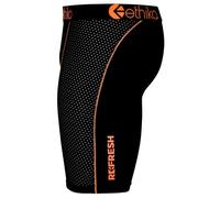 Ethika Boxer Staple pour homme, extensible dans les 4 sens avec signature - Refresh Performance - Citrine, Orange, Medium