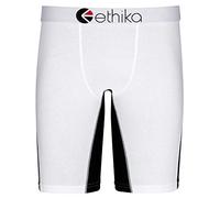 Ethika Boxer Staple pour homme, extensible dans les 4 sens avec taille signature, confort sans remontée - Blanc OG - Contraste, White Og - Contraste, 4X-Large