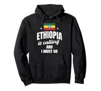 Ethiopia Is Calling And I Must Go Funny Ethiopian Nostalgie Sweat à Capuche