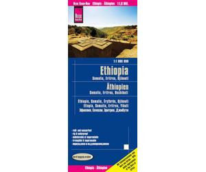 Ethiopia, Somalia, Djibouti, Eritrea (1:1.800.000)