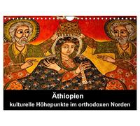 Éthiopie - des points forts culturels dans le nord orthodoxe, Version française (Calendrier mural 2026 DIN A4 portrait), Calendrier CALVENDO mensuel