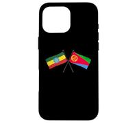 Éthiopie Érythrée Drapeaux croisés Patrimoine Éthiopien Érythréen Coque pour iPhone 16 Pro Max