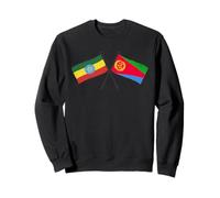 Éthiopie Érythrée Drapeaux croisés Patrimoine Éthiopien Érythréen Sweatshirt